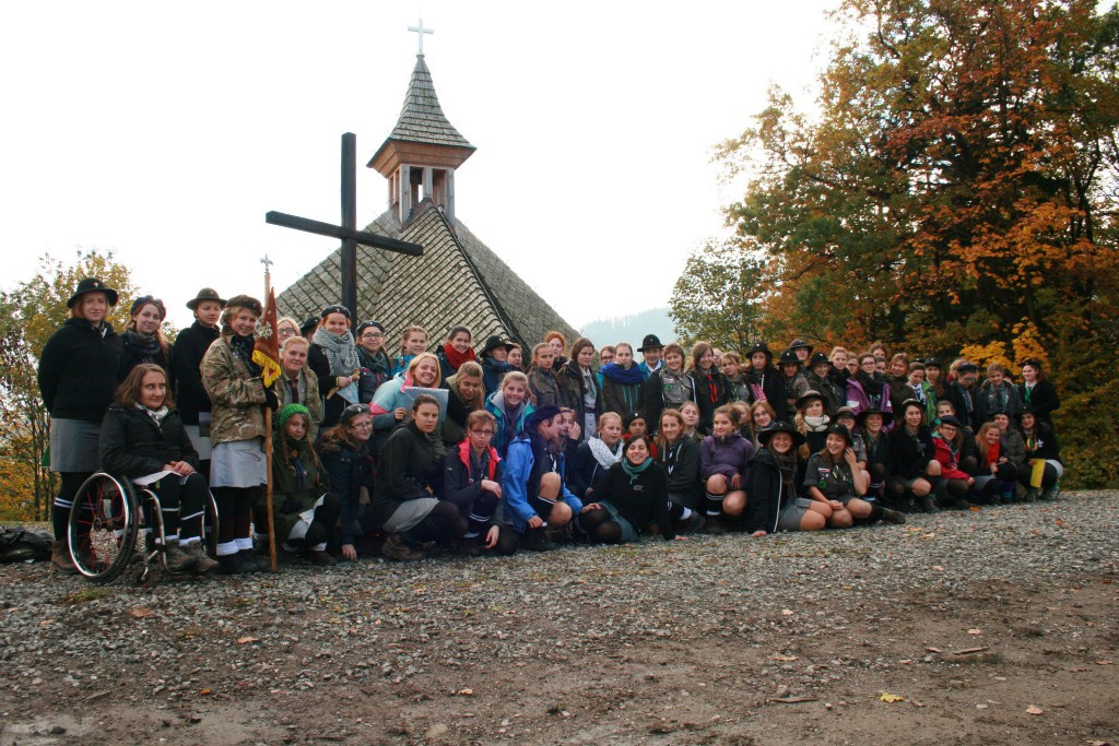 chorągiew_podczas_Warsztatów_Rad_Drużyn_2015